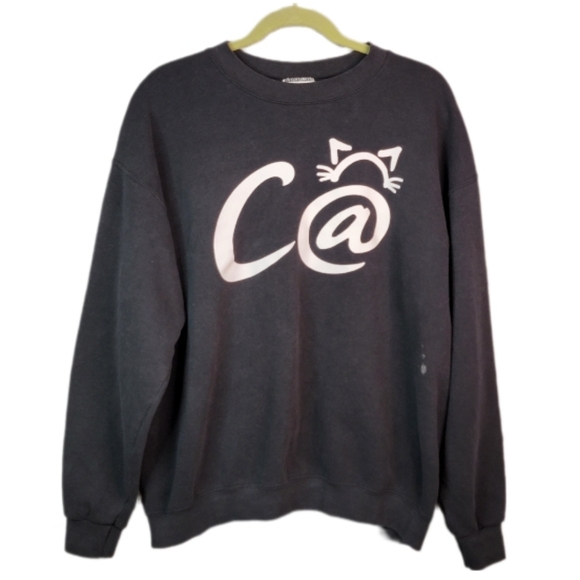 Lee Other - Lee Heavyweight Vintage Y2K Cat C@ Graphic Black Cat Kitty Tee Men's L